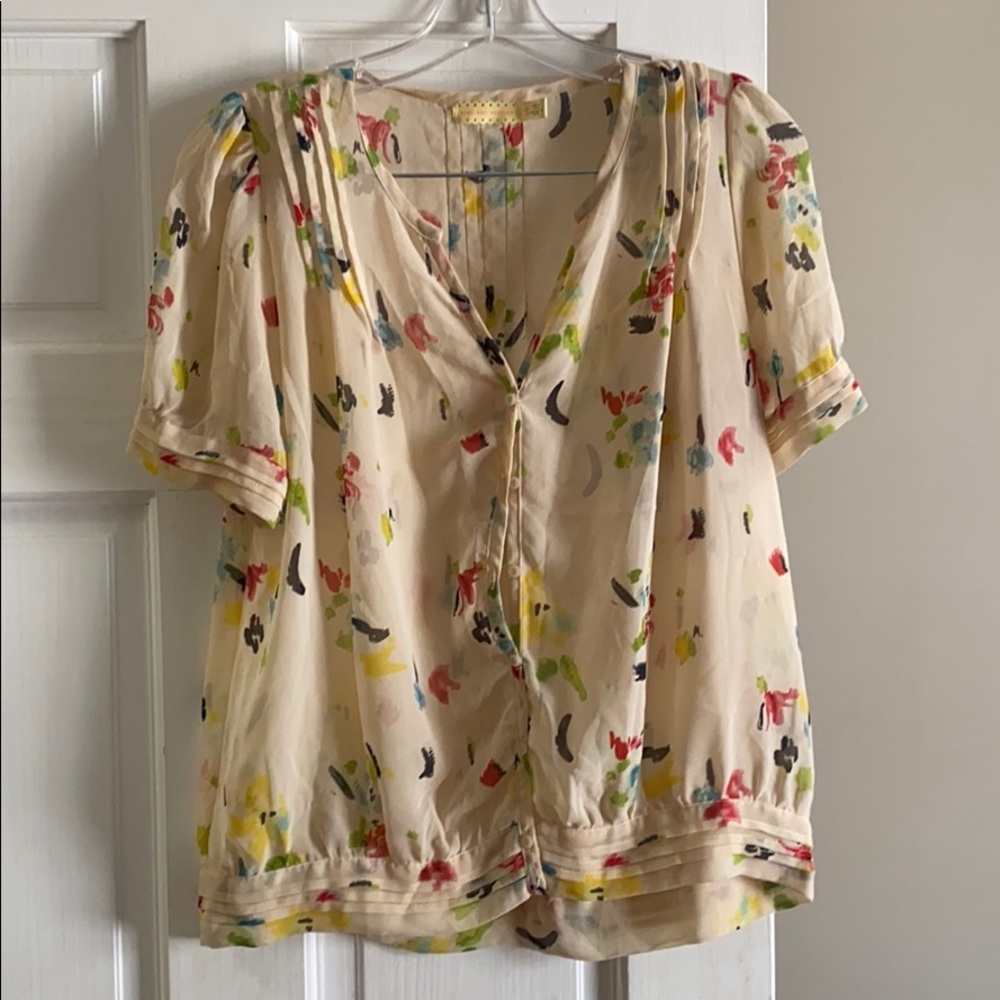 Printed top—Pins and Needles